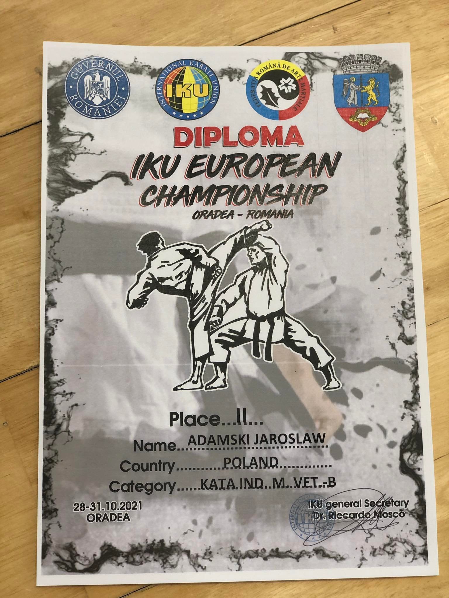 European Championship IKU Oradea 28-31.10.2021