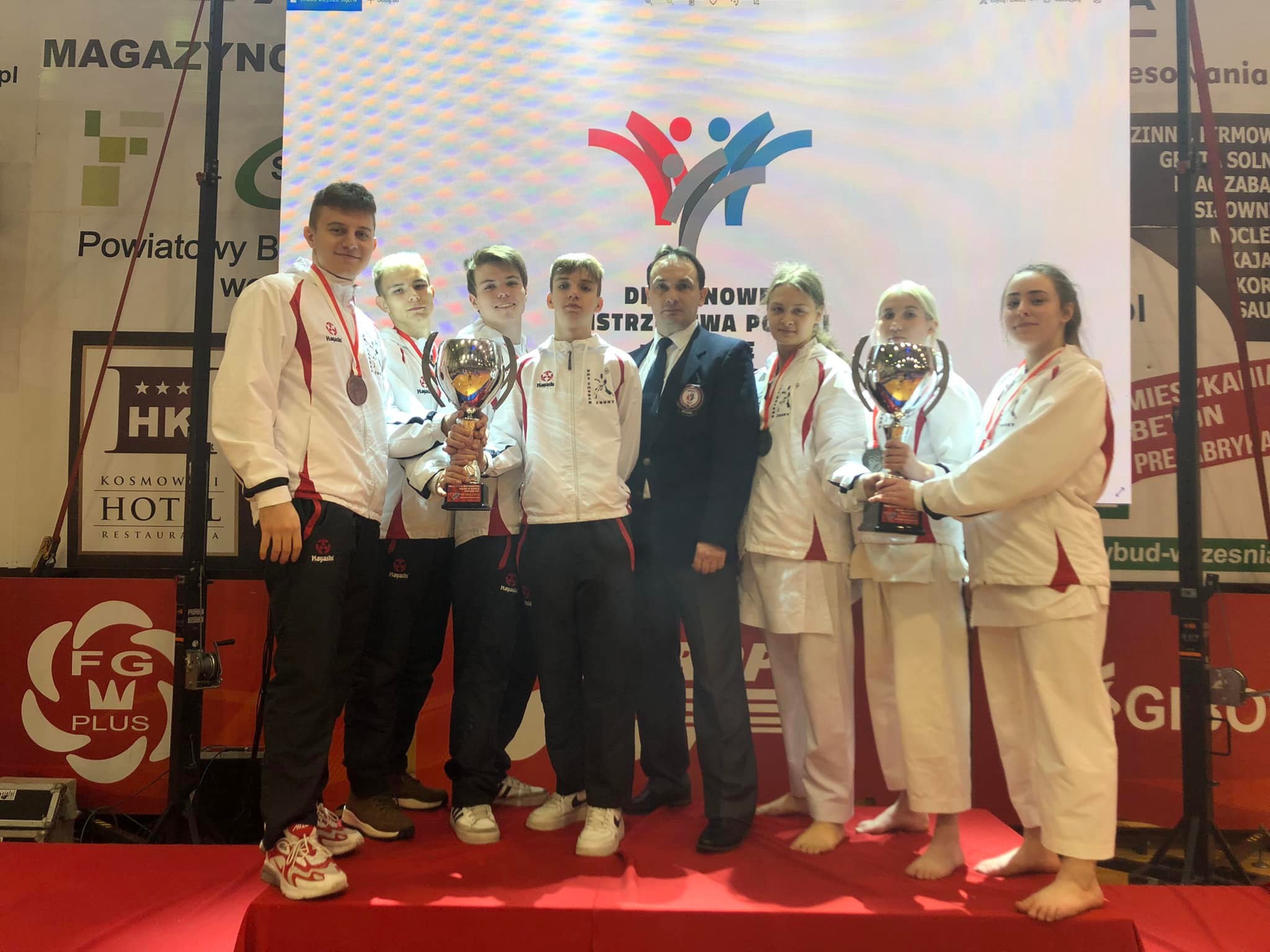 Drużynowe Mistrzostwa Polski w Karate 28.12.2021 we Wrześni